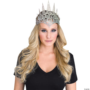 adults iridescent flexible glitter crown~fw93148h