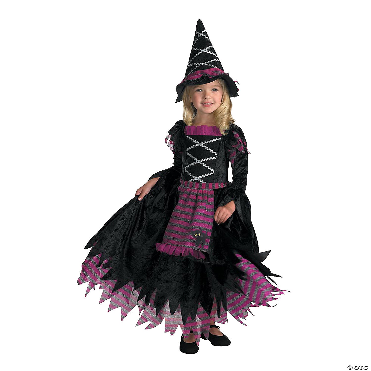 toddler girl& 8217 s fairy tale witch gown costume   3t 4t~dg3216m
