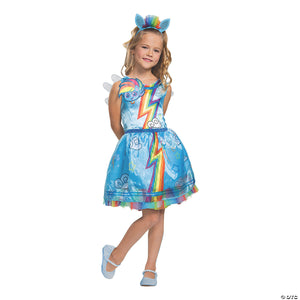 girl s classic my little pony rainbow dash costume   small~dg104719l