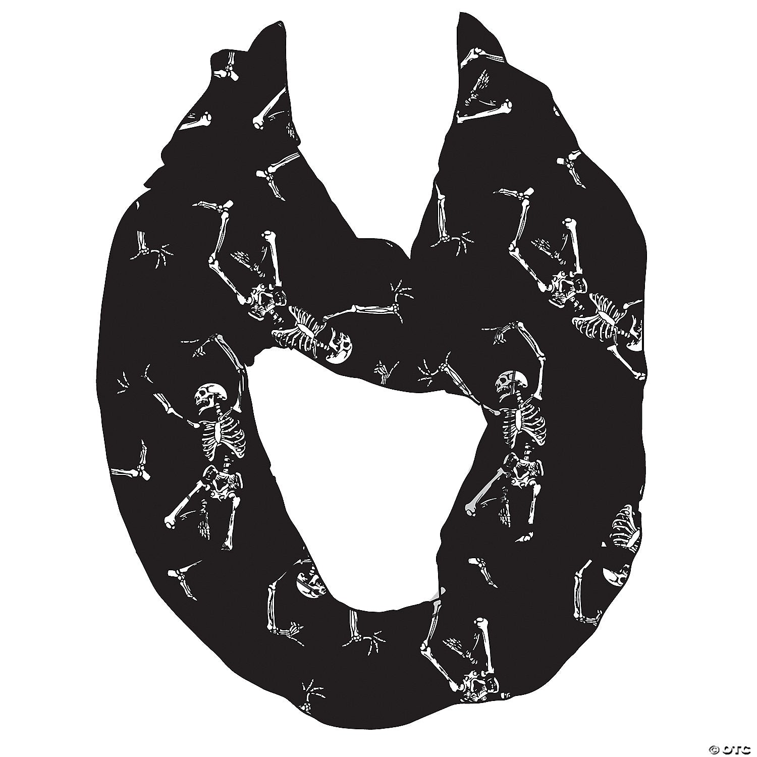 dancing skeleton infinity scarf~glh180522