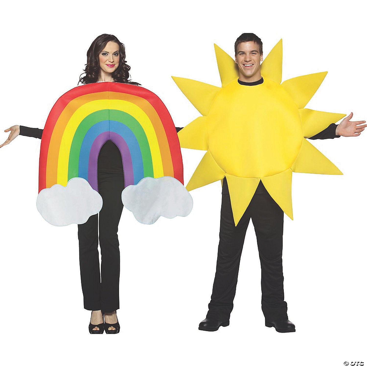 adults rainbow and sun couple costumes~gc10081