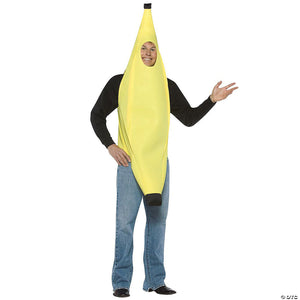 adults banana costume on hanging display card   standard~gc301