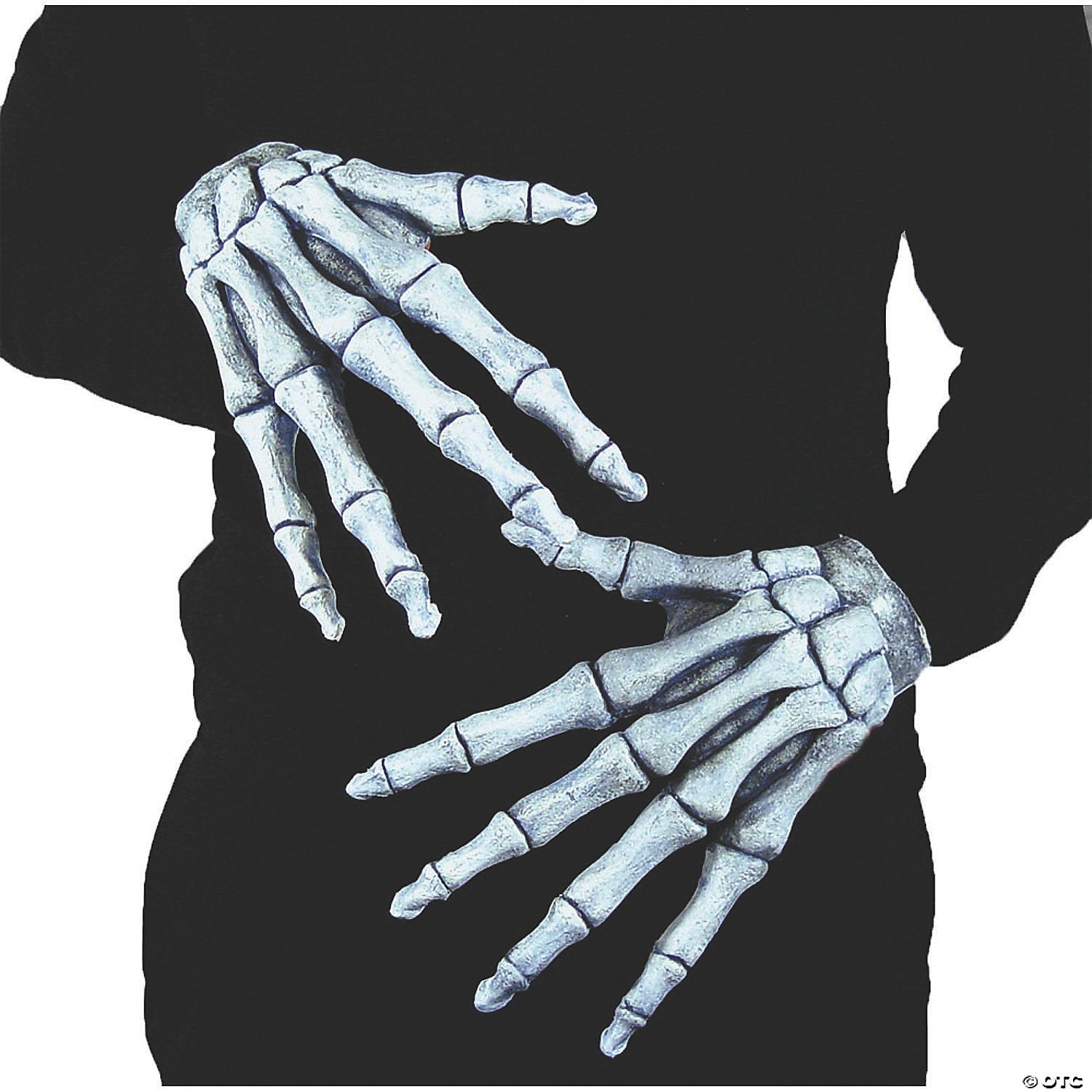 latex ghostly bone hands~mr156000