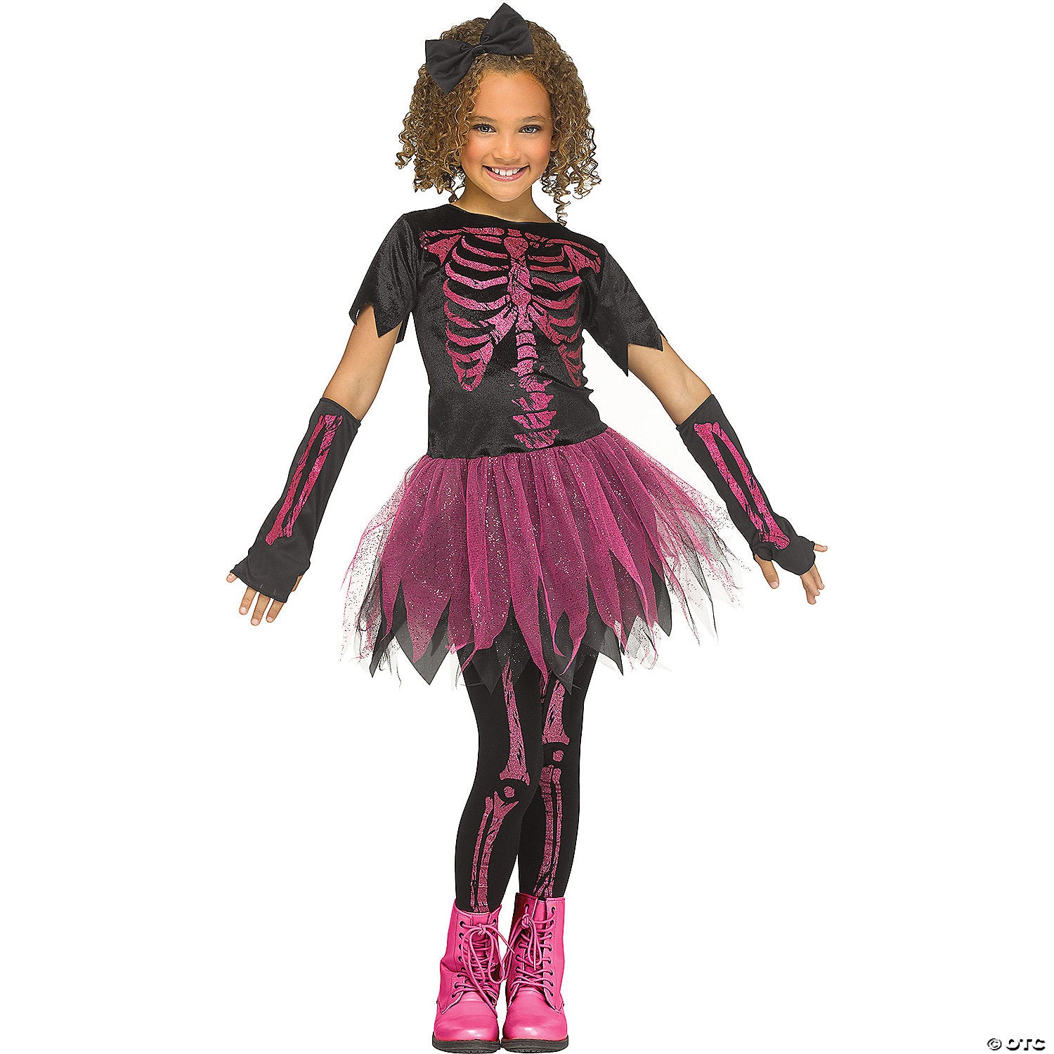 skele girl pink child costume~fw114942pmd