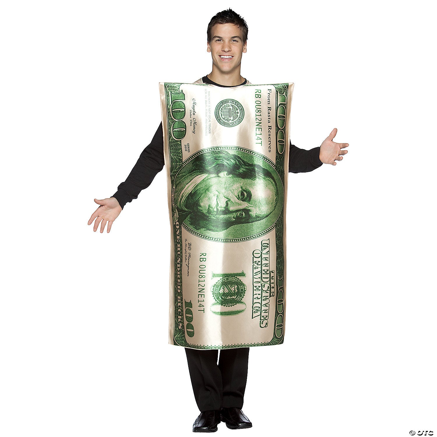 unisex 100 dollar bill costume~gc335