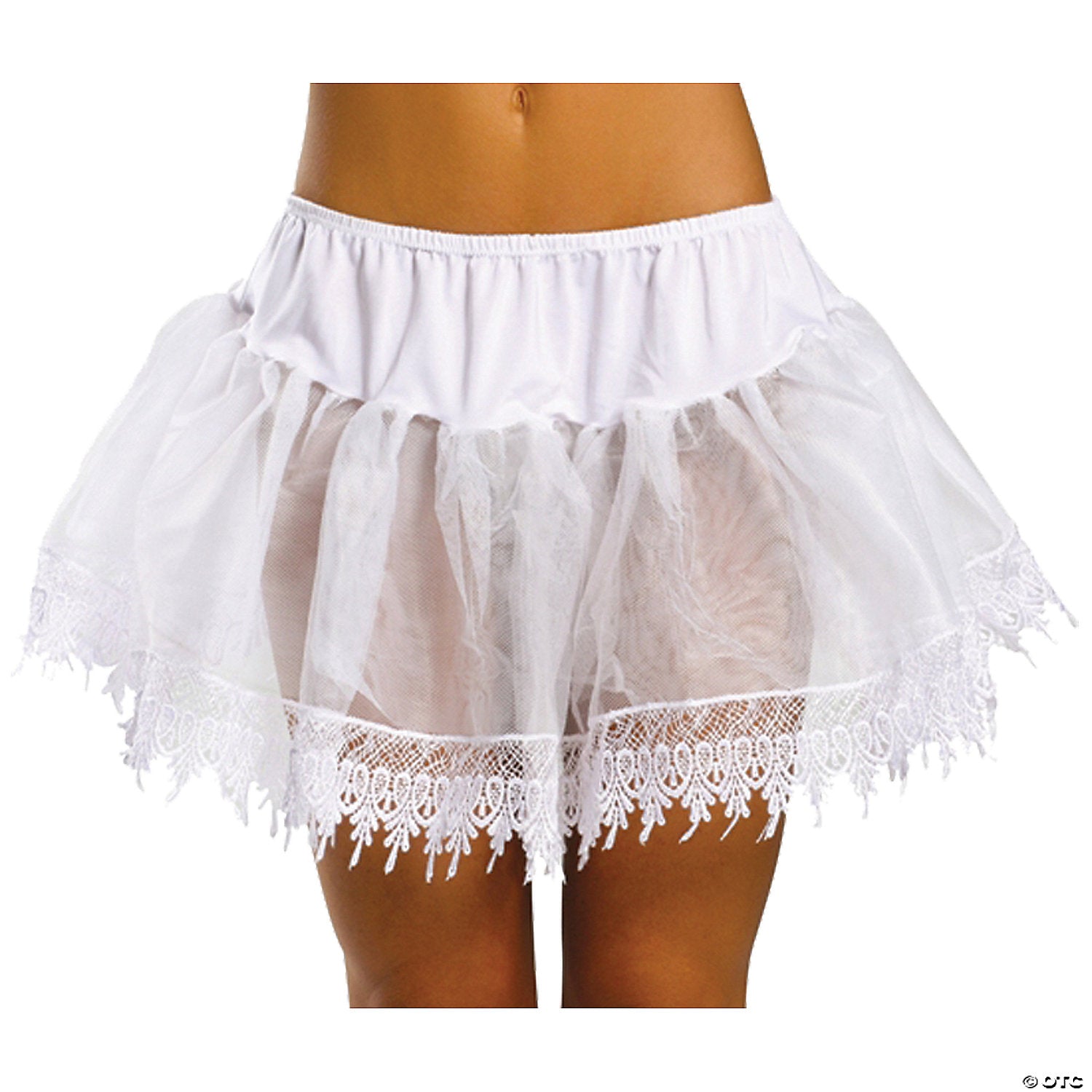 teardrop lace petticoat white~ua8999s