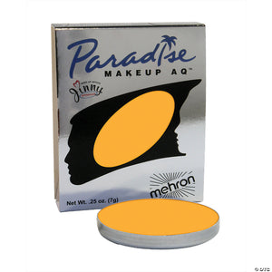 mehron paradise pro aq& 8482  makeup single refill mango~dd801m