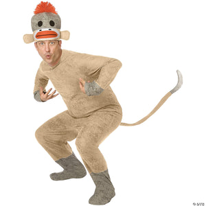 adult sock monkey costume~ur29372