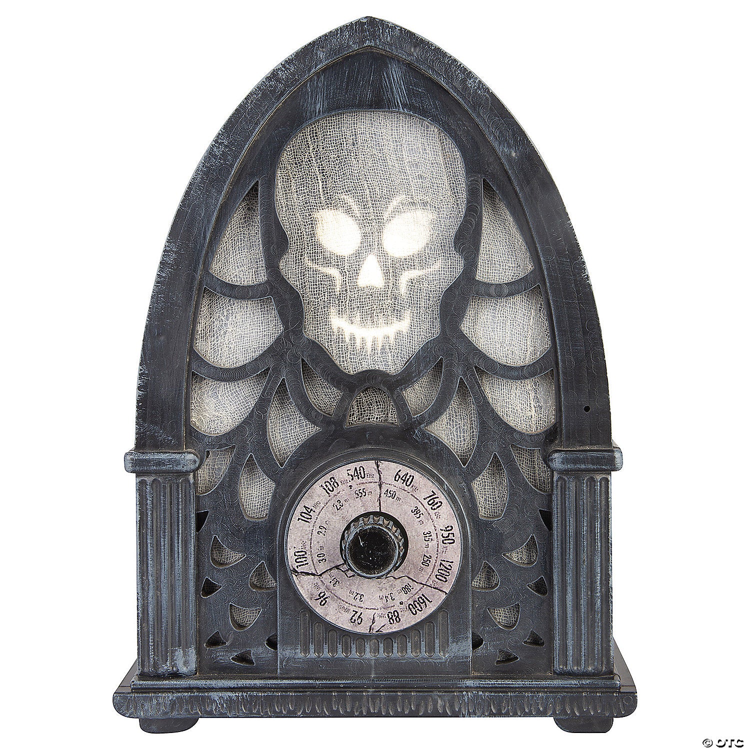 12 inch light up black haunted radio~ss229041g