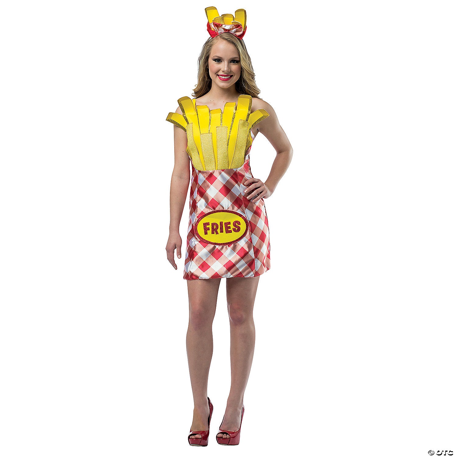 women s french fry foodie costume~gc7622