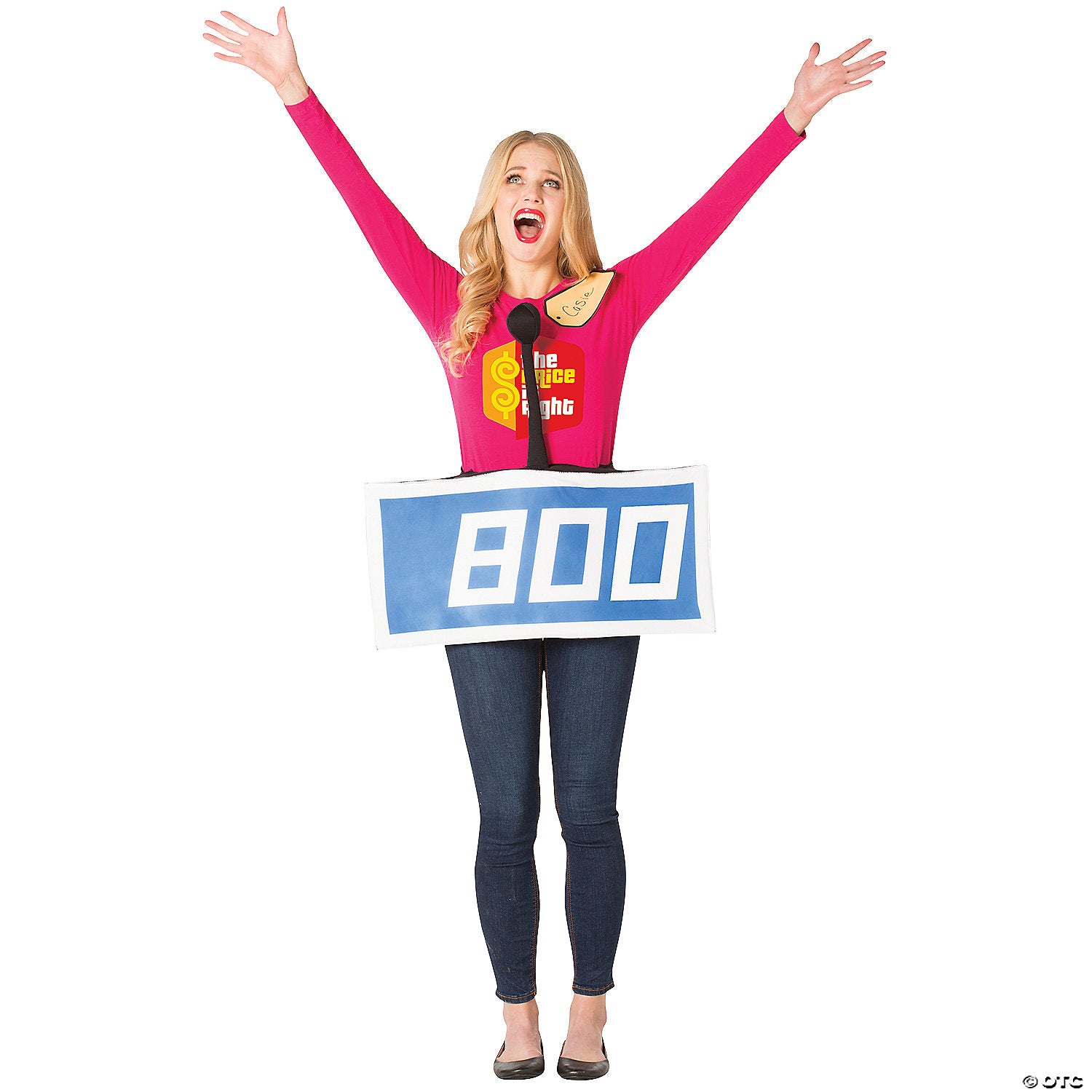 Adults The Price Is Right Row Red Costume