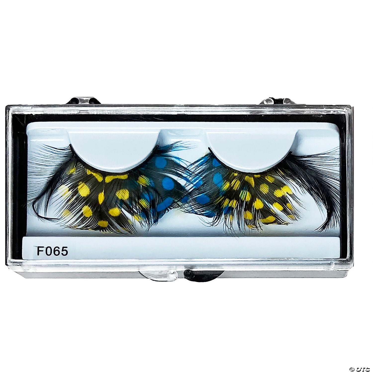 eyelashes feather yellow blue~lw871ywbu