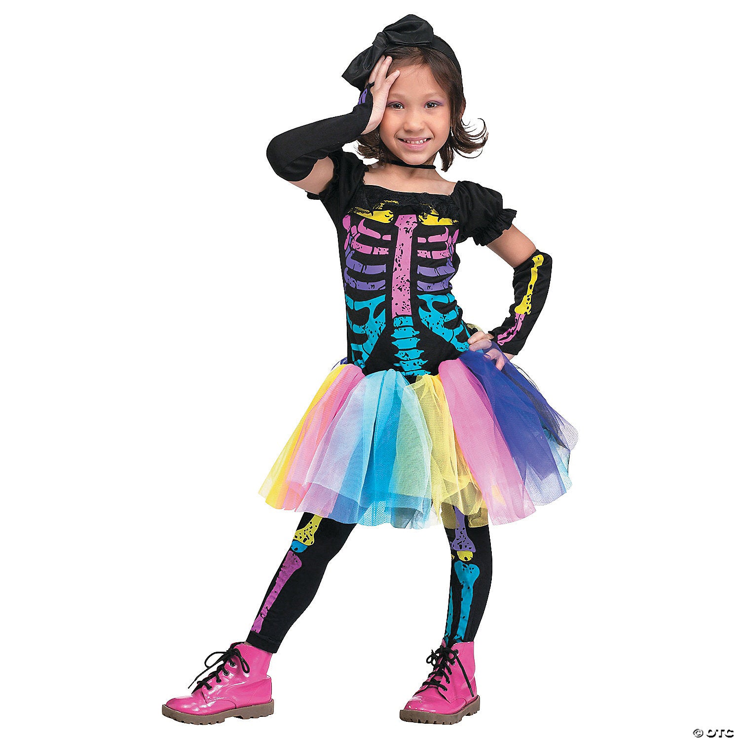 toddler girl& 8217 s funky punk bones costume   24 months 2t~fw112591ts