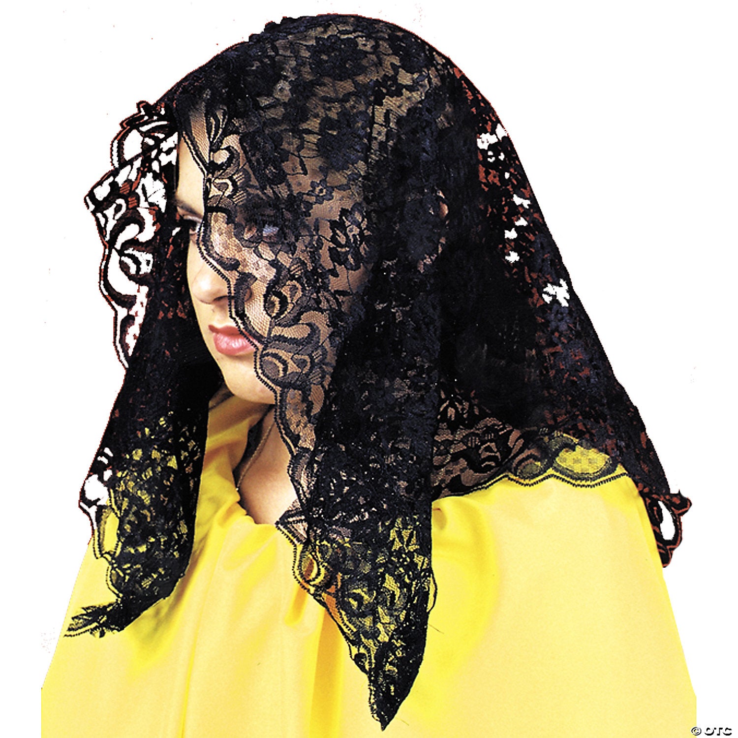 black spanish mantilla~bc46