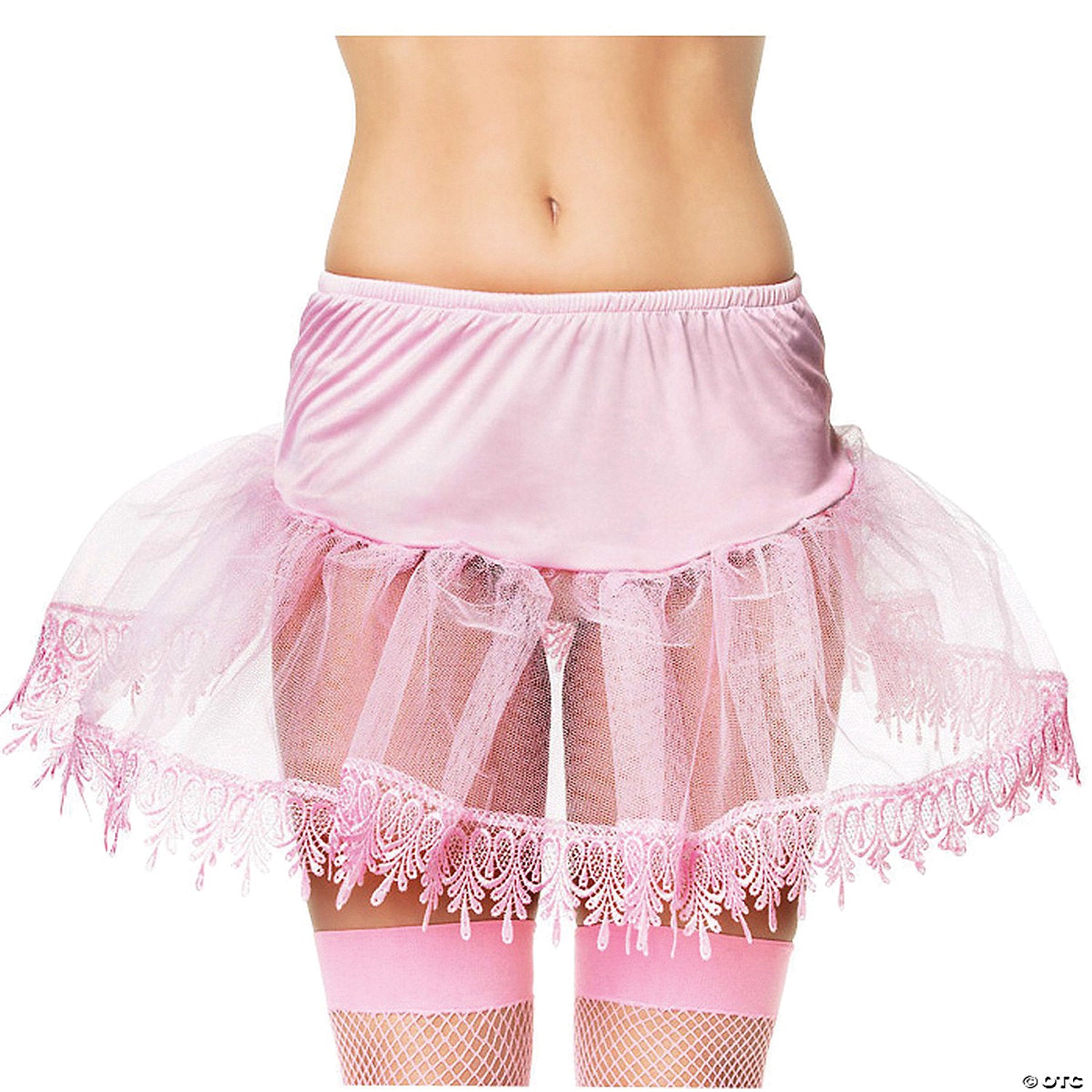 teardrop lace petticoat pink~ua8999spk