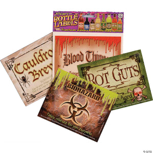 scary bottle labels~fm63972