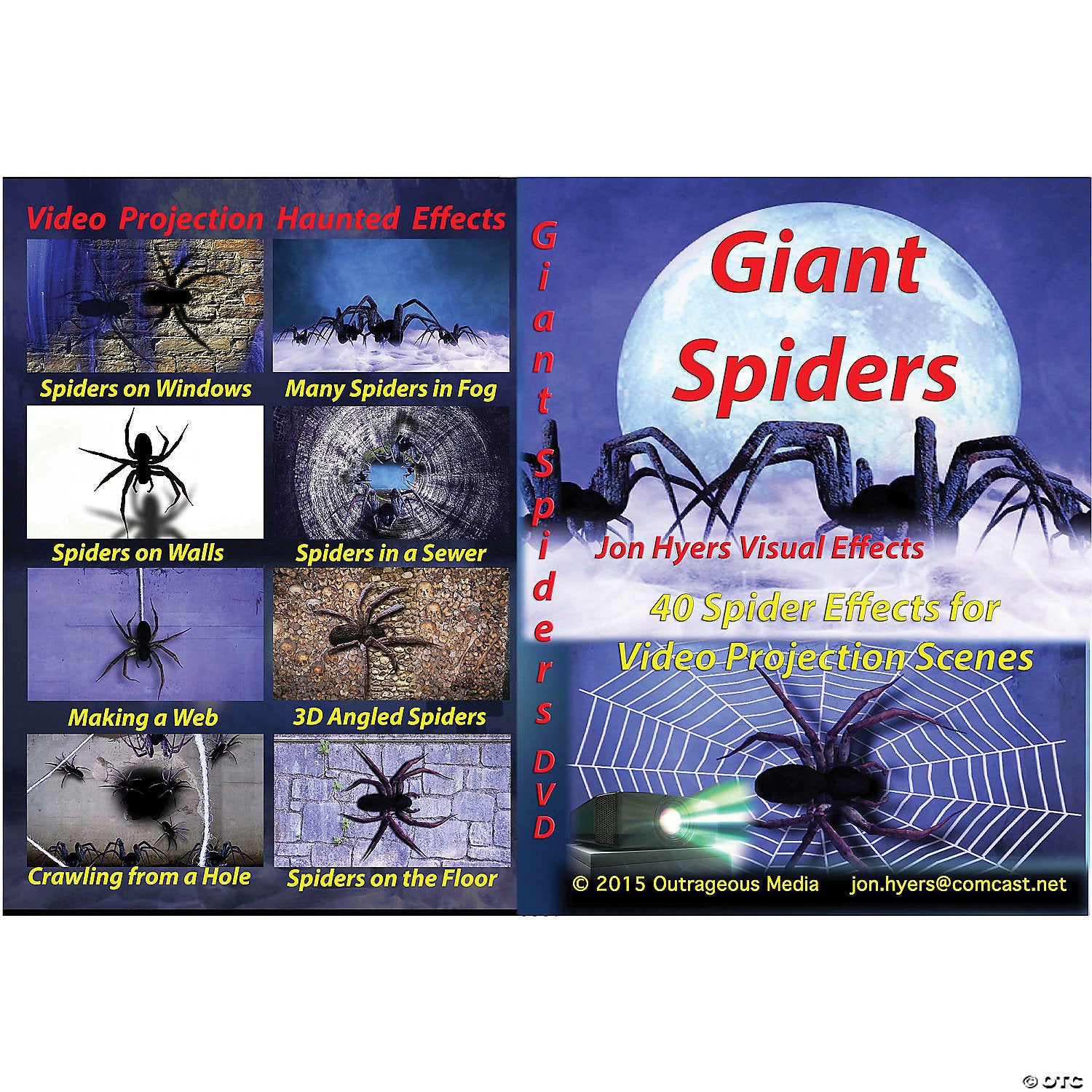 giant spiders dvd~rv189