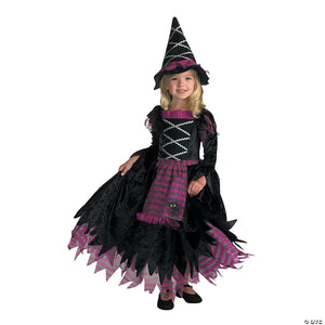 toddler girl& 8217 s fairy tale witch gown costume   3t 4t~dg3216m