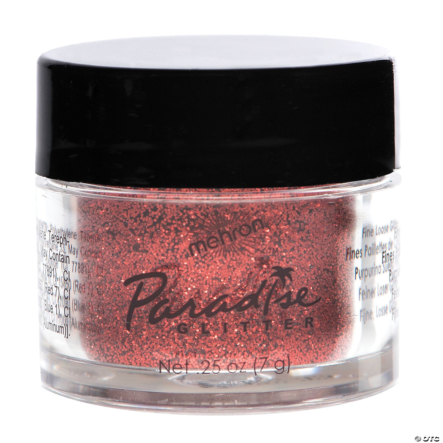 paradise glitter red  0 25 oz~dd827r