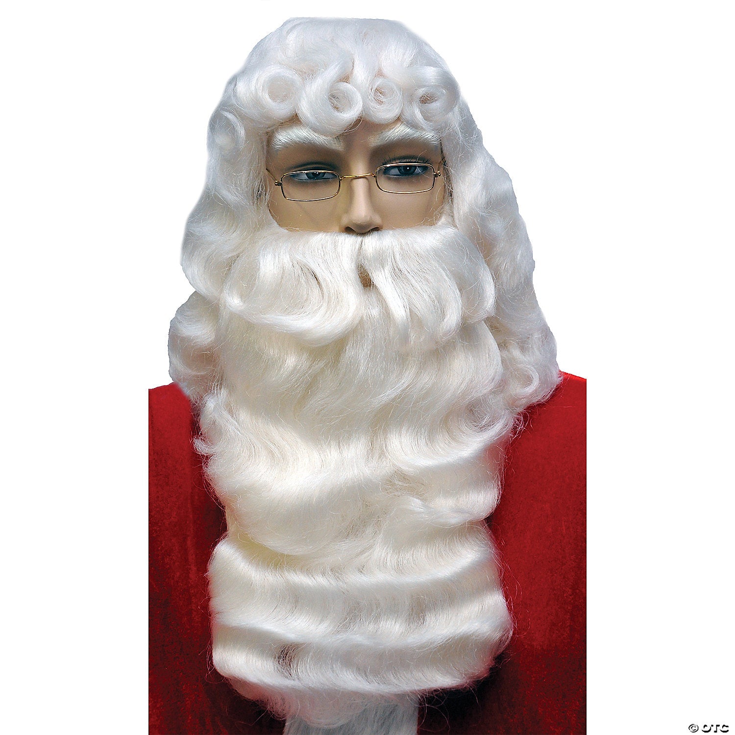 Deluxe Extra Large Santa Wig And Beard Set