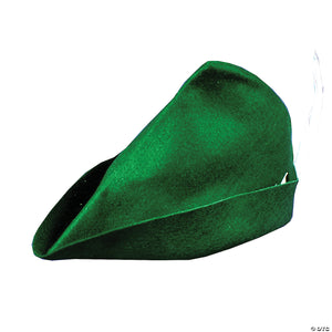 adults green felt elf hat~gc148