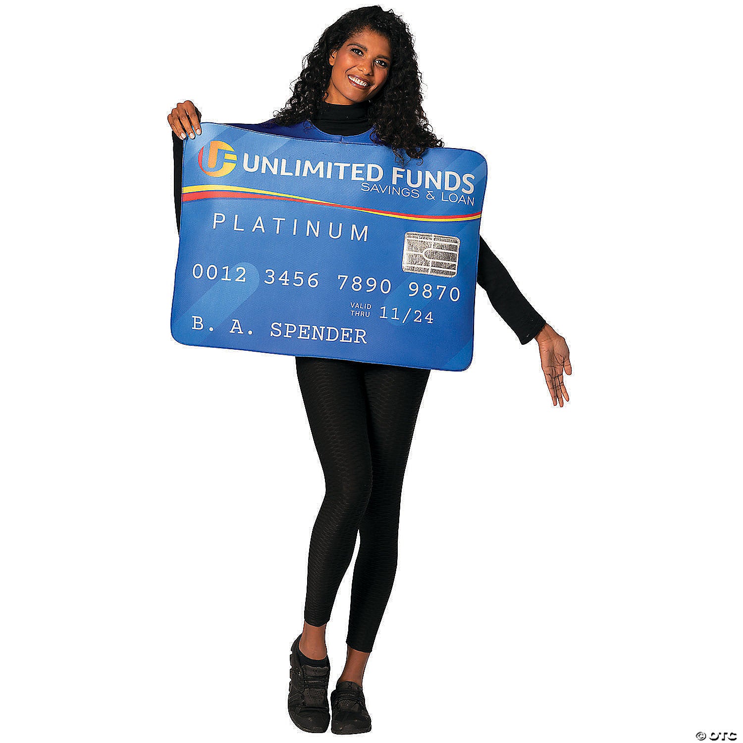 adults platinum credit card costume~gcr7789