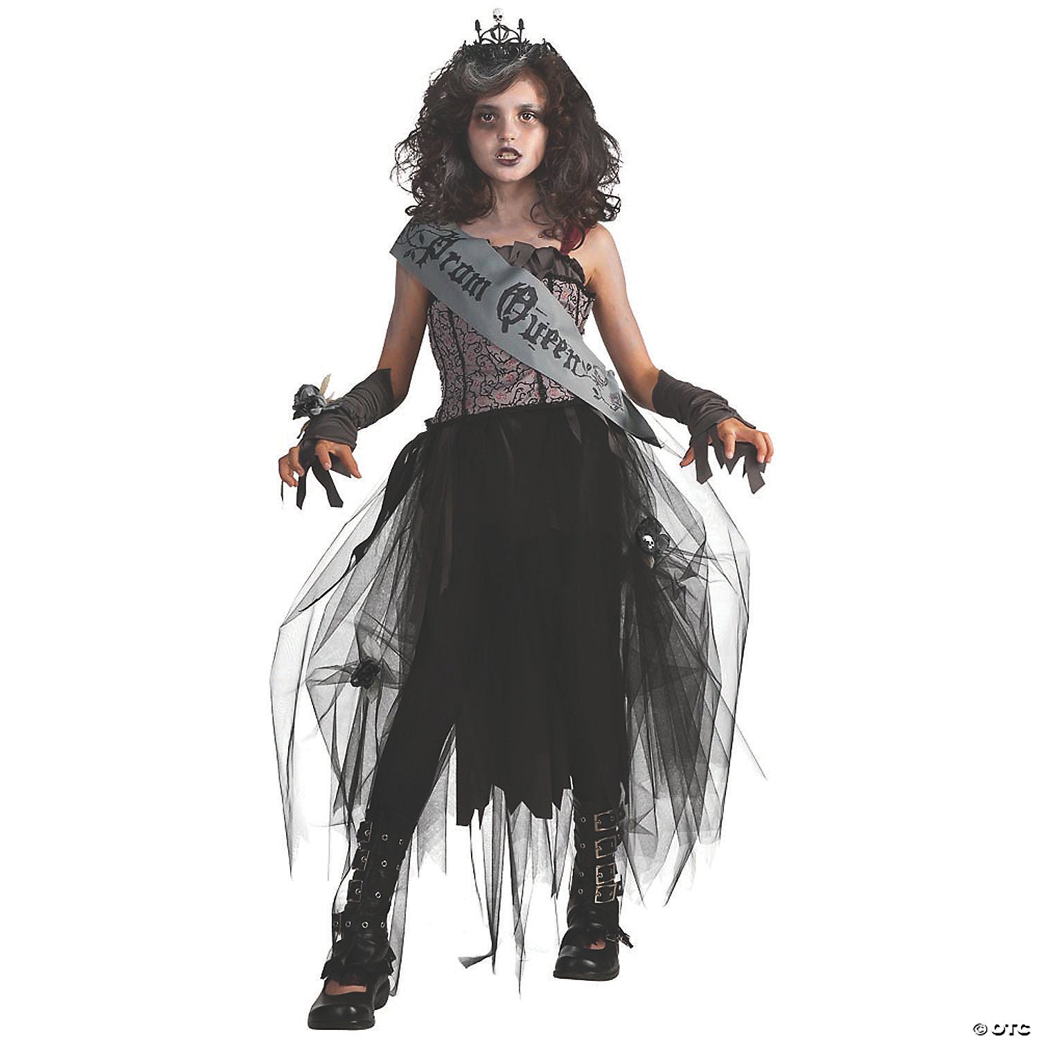 girl& 8217 s goth prom queen costume   large~ru884782lg