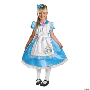 toddler girl& 8217 s deluxe alice in wonderland& 8482  alice costume   3t 4t~dg11384m