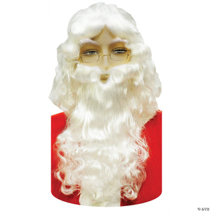 bargain santa wig and beard set~lw46