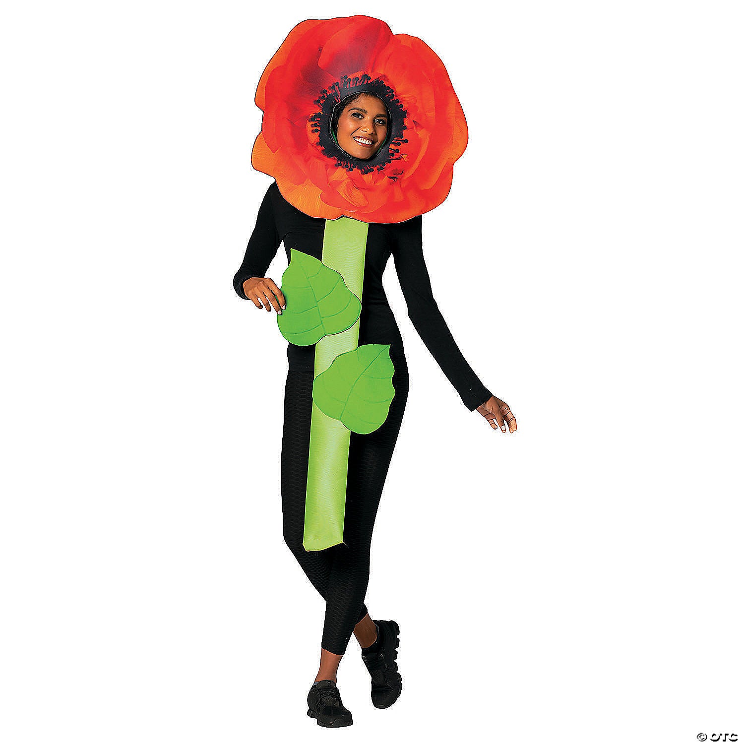 adults poppy flower costume~gcr7791