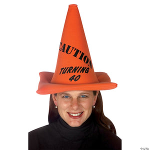 adult turning 40 cone hat~gc300341