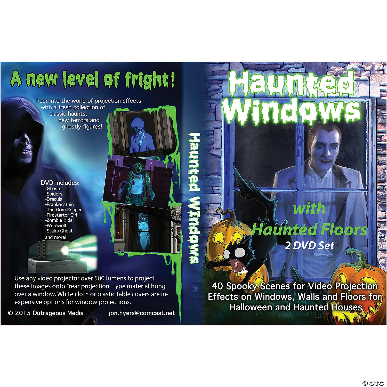 haunted window and floor combo dvd~rv195