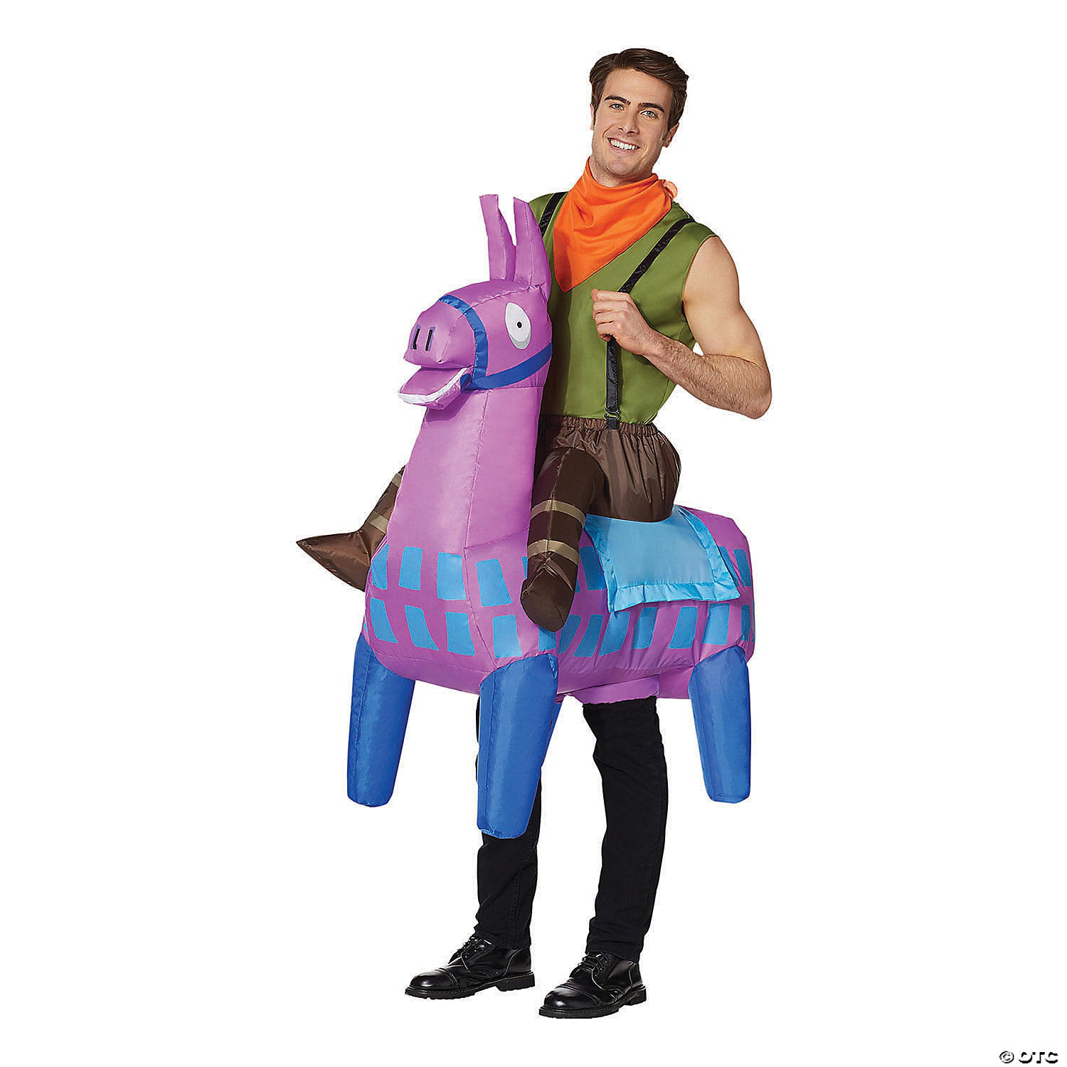 adults fortnite inflatable giddy up costume~fw105064