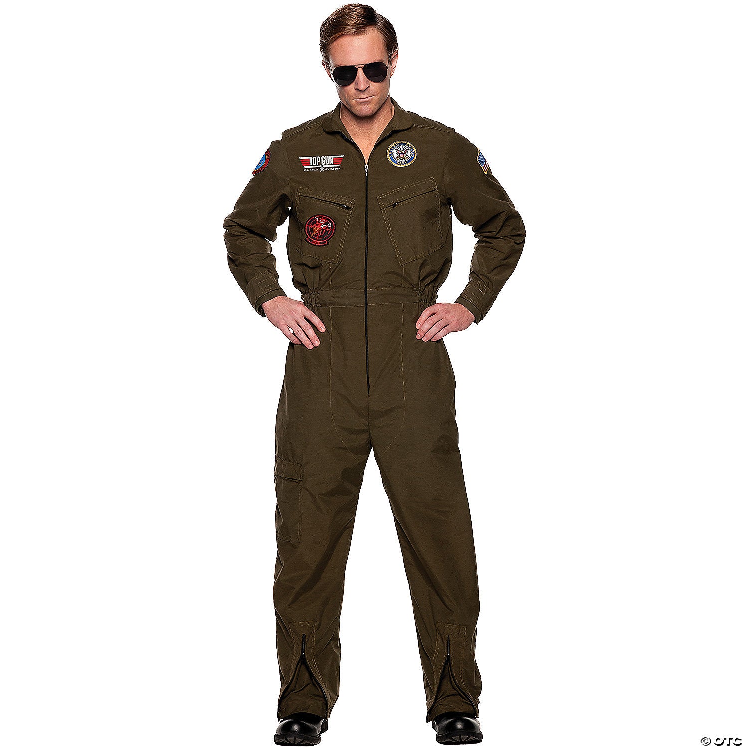 navy top gun men pilot jumpsuit~ur30544xxl