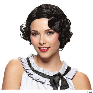 women s black gatsby girl wig~mr177681