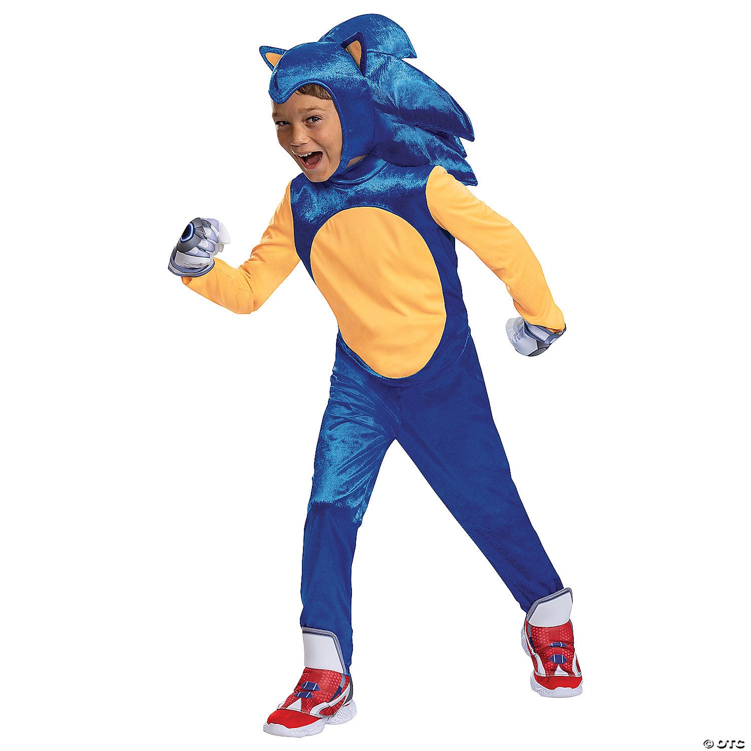 kids deluxe sonic prime costume   large 10 12~dg148469g-a02