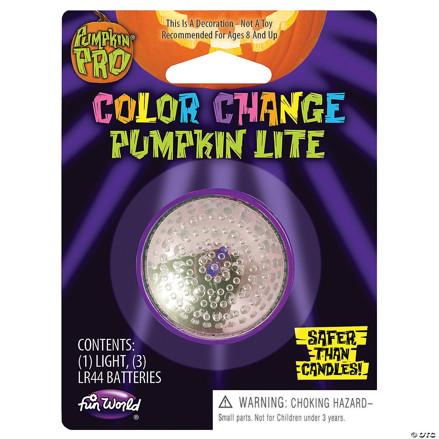 color changing pumpkin light~fw94680