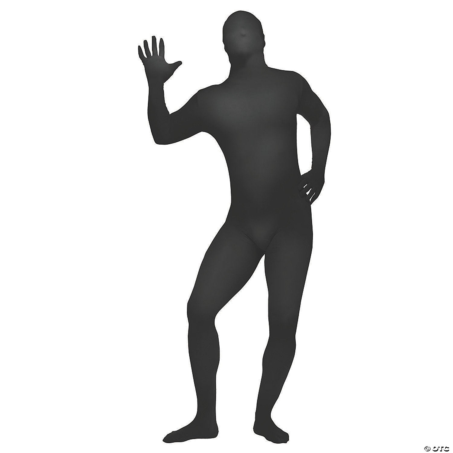standard size skin suit black costume for adults~fw131264bk