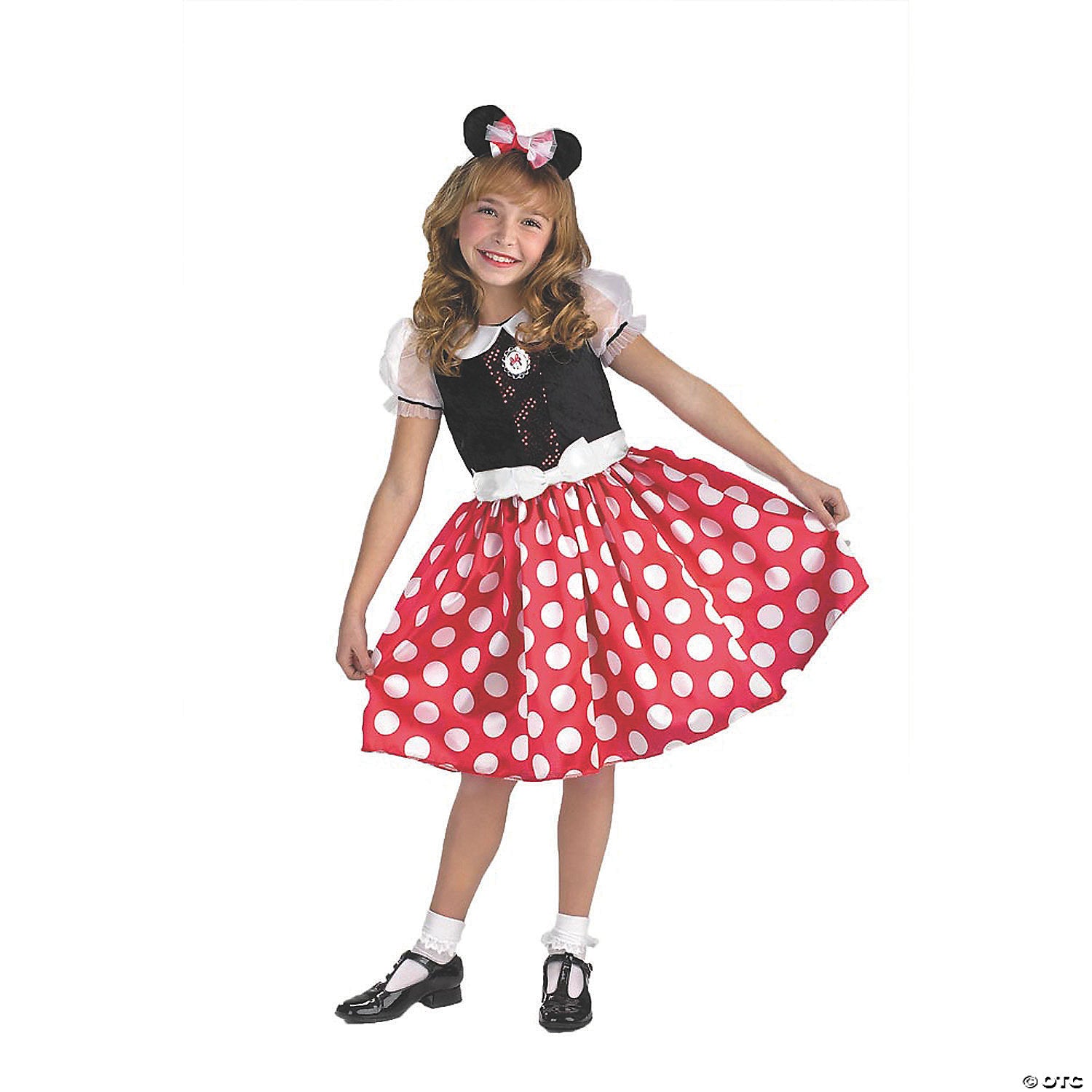 girl& 8217 s minnie mouse& 8482  costume   small~dg5036l