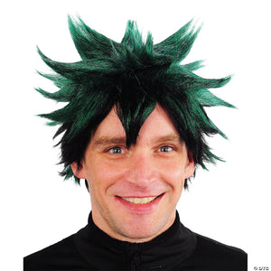 green spike anime wig~mc16