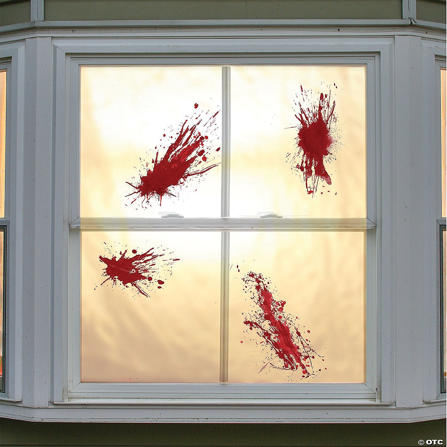 window cling bloody splats~fw91318sp