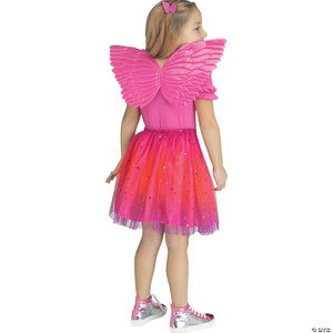 kid s metallic pink fabric foam wings costume accessory~fw90982pk