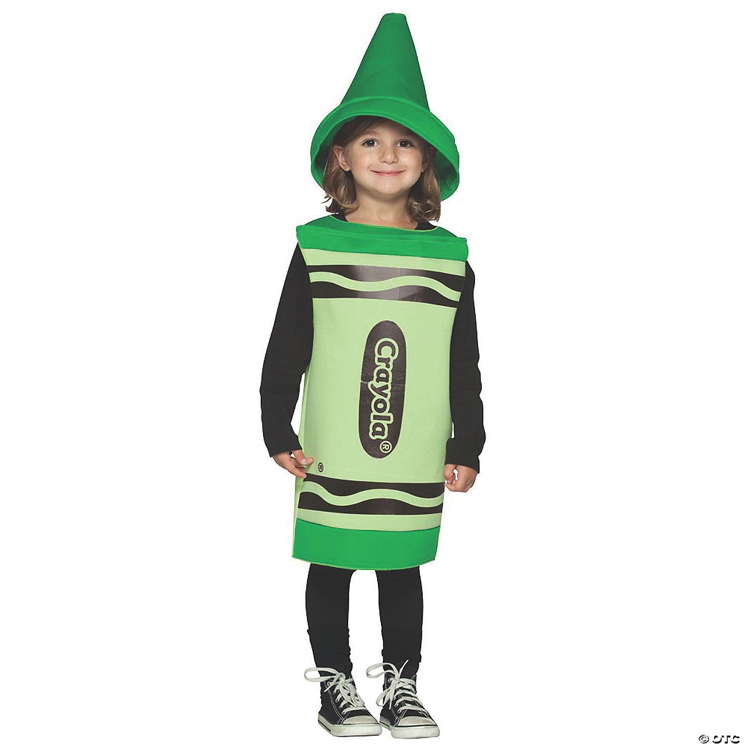 toddler green crayola crayon costume   3t 4t~gc450404