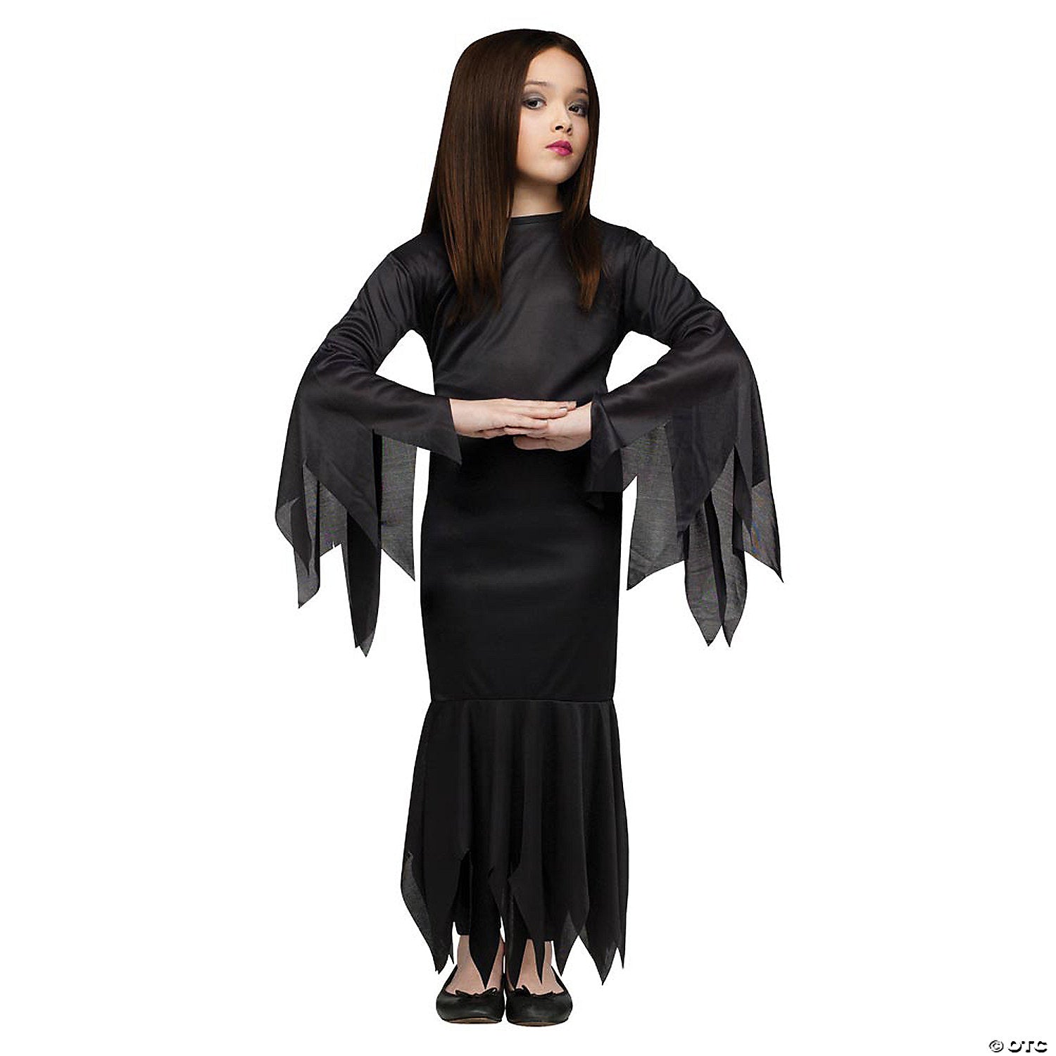 girl& 8217 s the addams family& 8482  morticia costume   small~fw9731sm