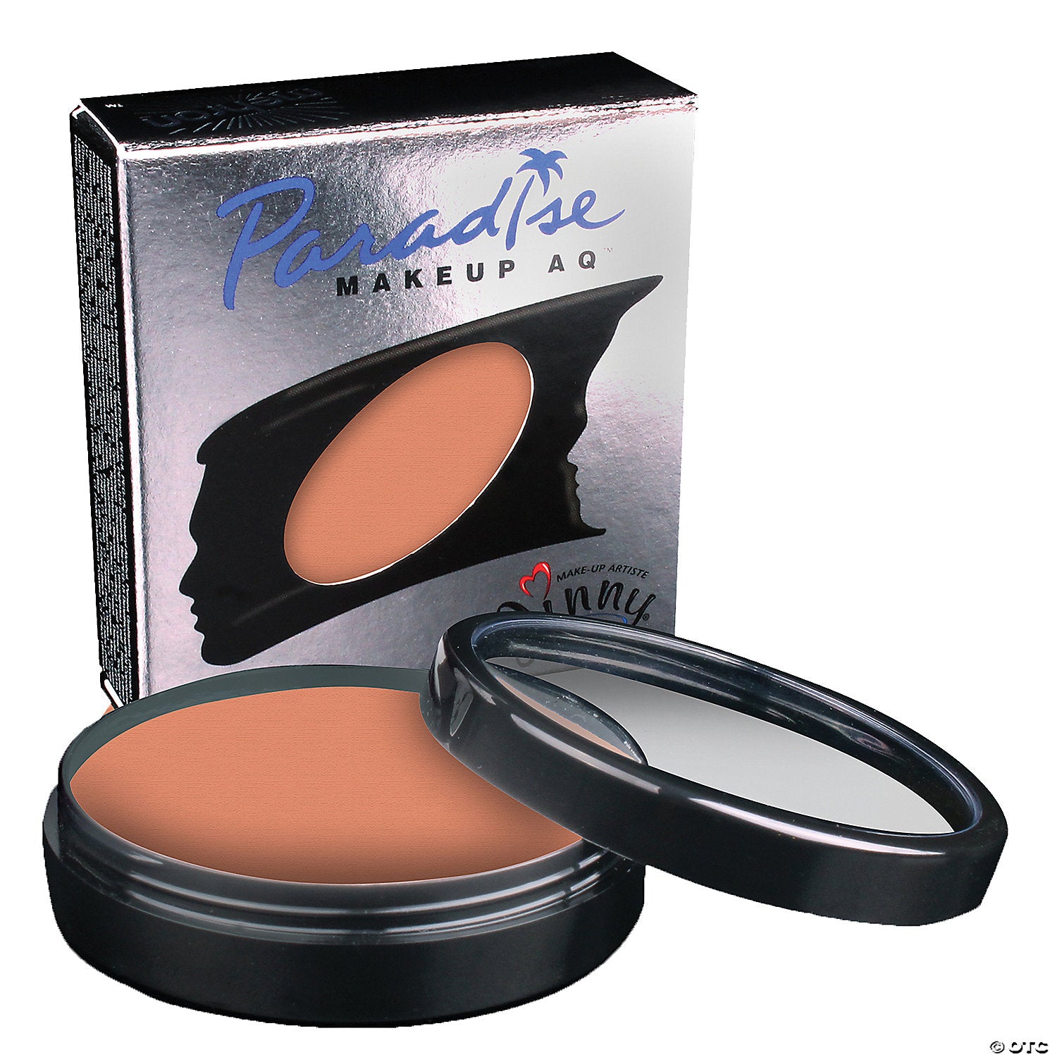 mehron paradise pro aq& 8482  makeup single coral~dd800c