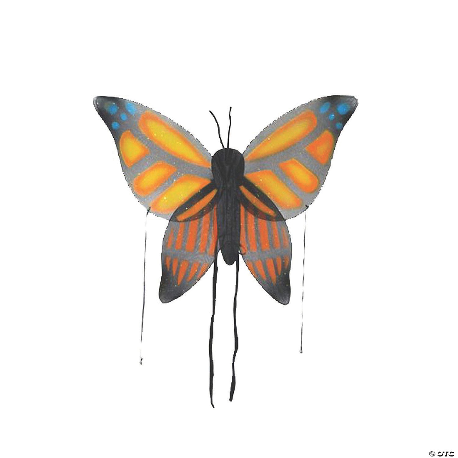 kids orange butterfly wings~fw8111bor