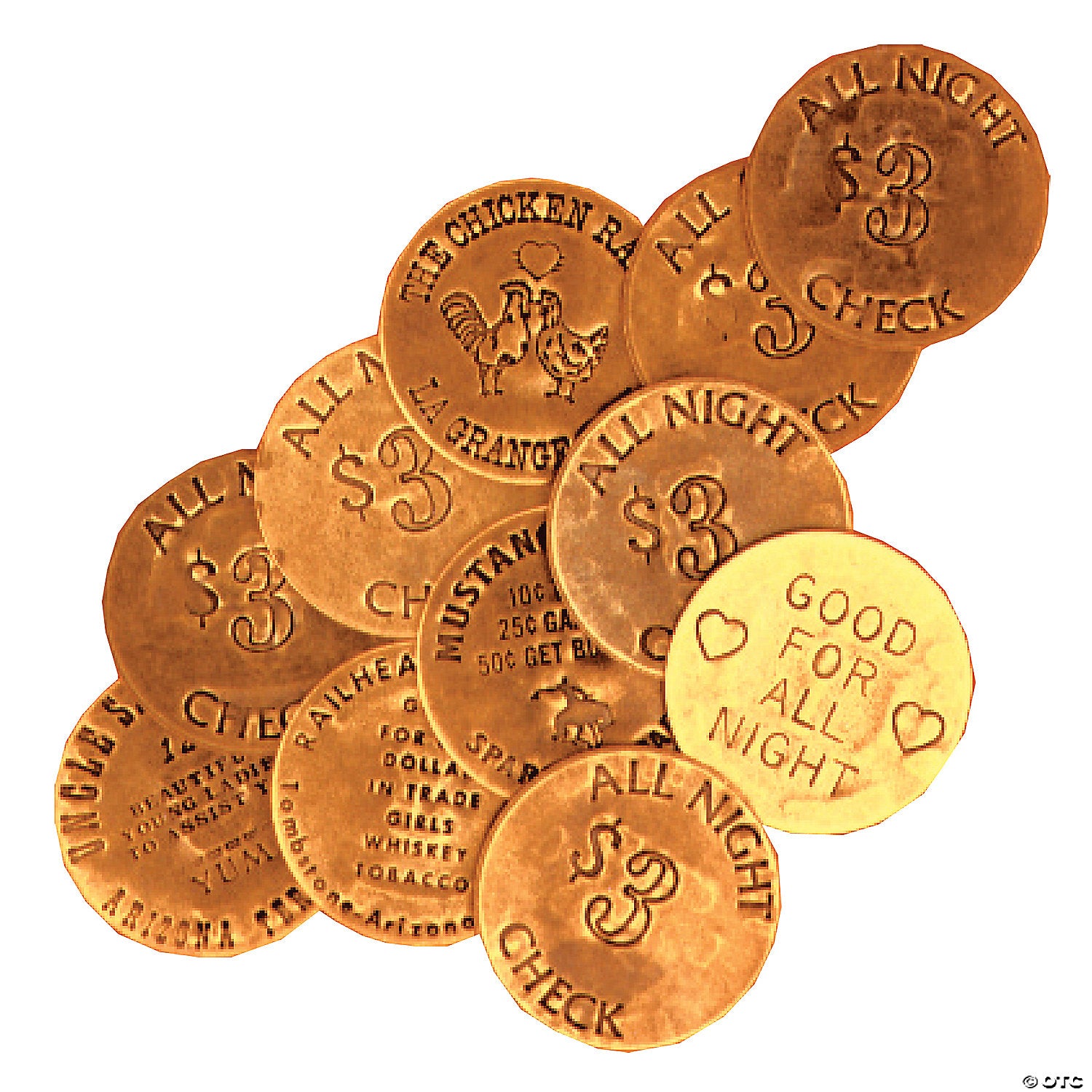 bawdy house tokens bag of 6~bb390