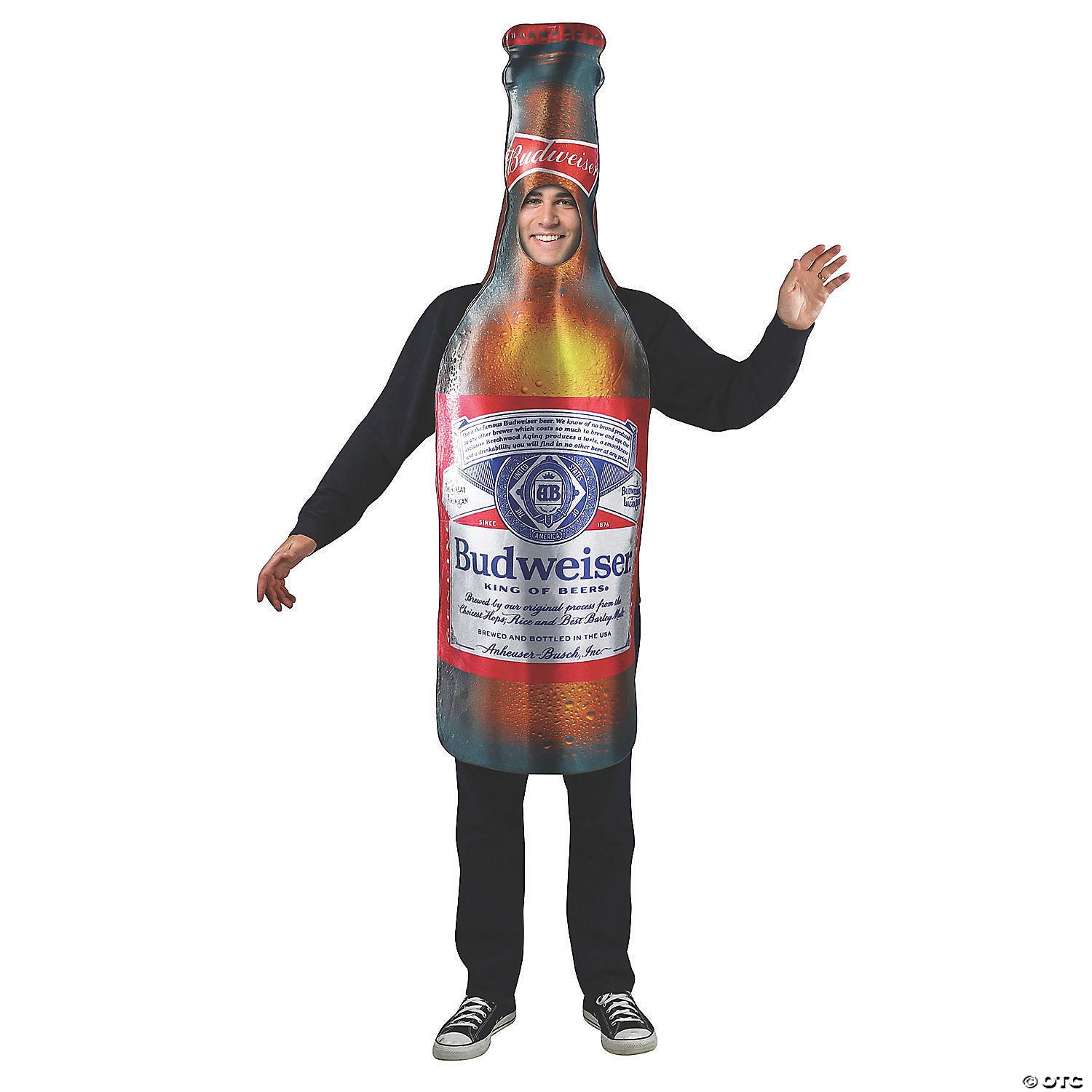 adults budweiser bottle costume~gc248