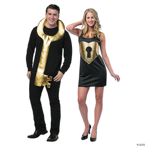 adults key to my heart couples costume~gc6342