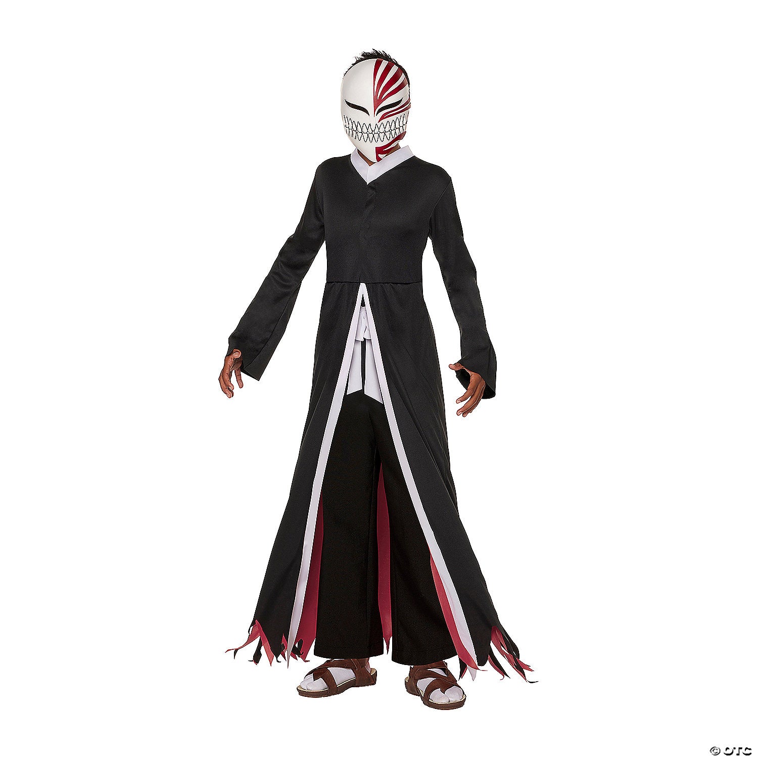 kids bleach& 8482  white  black & red ichigo kurosaki costume   medium 8 10~fw103352m
